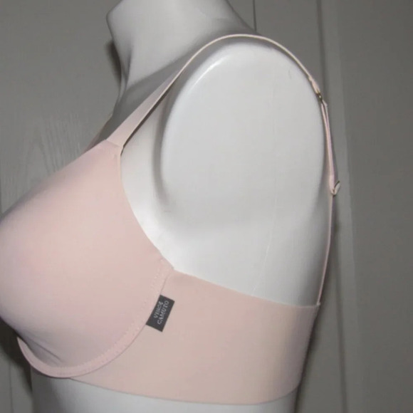 VINCE CAMUTO Underwire Lightly Lined Tan Bra Size 38D - Picture 2 of 5